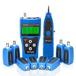 NOYAFA Cable Tracer, Network Cable Tester Wire Tracker with 8 Far-End Jacks for Test Ethernet LAN Network Cat5 Cat6 Phone Wire Coaxial Cable