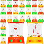 Lewtemi 60 Pcs Water Ring Toss Handheld Game Bulk Mini Water Game Arcade Water Ring Retro Pastime Games Handheld Toys Party Favor Basketball Fun Gifts for Kids Adults,Without Water(Classic)