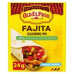 Old El Paso Smart Fiesta Reduced Sodium Fajita Seasoning Mix, 24 Gram