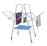 Minky IH88790104 Multidry Clothes Airer with 25 m of Drying Space, Metal, White