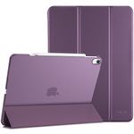 ProCase for iPad Air 13 Inch Case 2024 M2, 13" iPad Air Case 2024 iPad Air 13 Cover, Slim Stand Translucent Hard Shell Back 2024 iPad Air 13-inch Smart Folio Support Auto Wake/Sleep -Darkpurple