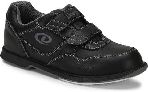 Dexter Men's V Strap Bowling Shoes, Black, 10