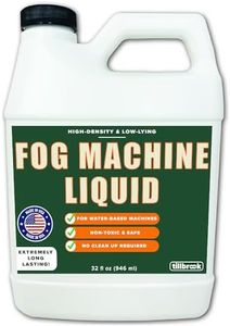 Fog Machine Liquid - 32 oz Tillbrook Fog Machine Fluid - High Density & Long-Lasting Fog Juice - Low-Lying, Universal, Water-Based Solution for Spooky Halloween Parties, Haunted Houses, & Concerts