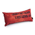 Game Over Gaming Cushion | Indoor Living Room Home Décor | Water Resistant Motivational Gamer Pillow | Comfortable and Decorative Sofa Pillow | Durable and Colorful Cushions