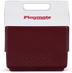 Igloo Retro Little Playmate: Maroon 7 qt Cooler