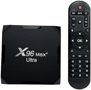 4GB 64GB X96 Max Plus Ultra TV Box Android 11 Amlogic S905X4 2.4G/5GHz Dual WiFi BT4.0 Support AV1 H.265 8K 24fps 4K 60fps HDR Box