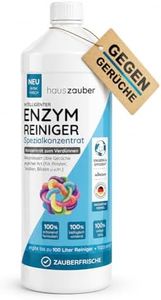 hauszauber - Enzymreiniger Konzentrat - [STARKER GERUCHSENTFERNER] - 1000 ml - Gegen Urin, Katzenurin, Hundeurin, Kot - Geruchsneutralisierer - Zauberfrische