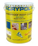 ACRYPOL+ Waterproof Roof Coating with Fibre | All-Weather Acrypol Plus Roof Coating | Grey 20 KG