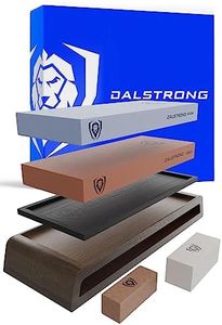 DALSTRONG Whetstone Kit - #1000 Grit, 6000 Grit - Nagura Stone & Rust Eraser - Stand Included