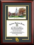 Campus Images TX955SG Baylor University Spirit Graduate Diploma Frame with Lithograph Print, 11" x 14"