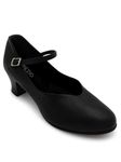 Capezio Women’s Junior Footlight Character Dance Shoes, Professional Dance Shoes For Women Suitable For Many Dance Styles, Comfortable & Supportive Dance Heels - Black, Size 5.5