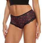 Sofishie Twilight Strappy Back Panties, Floral, M