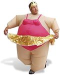 Inflatable Ballerina Fat Suit Fancy Dress Costume Suit Outfit