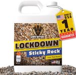 Lockdown Sticky Rock Glue for Landscaping, Gravel Glue for Landscaping, Heavy-Duty, Weather-Resistant, Easy Hold Application of Landscape Rock Glue - Pea Gravel Glue - Mulch Glue for Rocks 1 Gal