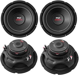 Pyle 12" 6400W 4-Ohm DVC Car Stereo Power Audio Subwoofer Set, 4pk | PLPW12D