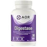 AOR - Digestase, 90 Capsules - Digestive Enzyme Supplement - Gas Relief, Immunity Boost, Gastrointestinal Health & Bloating Relief - Helps Prevent Digestive Symptoms of Lactose Intolerance