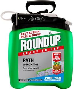 Roundup Path Weedkiller 5 Litre Pump 'N Go Refill, Ready to Use, Green