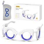 NEOISM Anti Motion Sickness Glasses Relieve Carsickness Airsickness Seasickness Glasses Light Portable Nausea Relief Glasses for Travel for Adults or Kids 5.9 in/5.24in/2.05in（M Size）