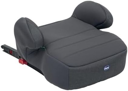 Chicco Quasar Fix i-Size, Seggiolino Auto Bambini 7-12 Anni (126-150 cm), Facile da Installare con Sistema Isofix, con Braccioli Imbottiti e Seduta Confortevole, Grigio