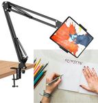 SUBTON Overhead Tripod Gooseneck Mobile Stand for YouTube Video Recording Online Classes Cooking and Sketch Videos | Compatible with All Smartphones Tabletop