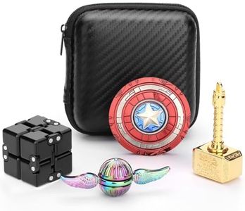 Fidget Pack Toys Set Fidget Spinners Metal,Small Sensory Gadget Finger Hand Spinner, Infinity Cube Blocks, Focus Toy Fingertip Gryo With R188 Bearing, Best Gift Party Favors Prizes For Kids Adults