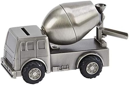 Creative Gifts International Cement Mixer Bank, Silver