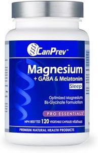 CanPrev Magnesium Bisglycinate Chelated + GABA & Melatonin | 120 Caps | Muscle Health, Bone Health and Cramp Relief