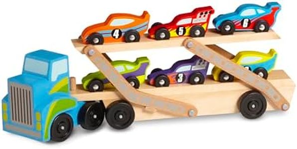 Melissa & Doug - Jumbo Race-Car Carrier