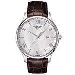 Tissot Men's T0636101603800 Tradition Analog Display Swiss Quartz Brown Watch