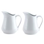 HIC Harold Import Co. Harold Import Co. Porcelain Creamer Pitcher, 4 Ounce, Set/2