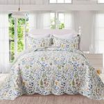 Homcosan Floral Quilt Set Queen Siz