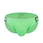 JOCKMAIL Men's Underwear Briefs Breathable Comfortable Mesh Underwear for Men, Green, Medium