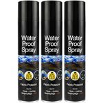 ANGIX 3 x Waterproof Spray 300ml for Shoes, Tents, Fabric, Jackets, Camping, Hiking, Clothes, Walking Boots, Trainers, & Coats, Fabric Protector Waterproofing & Cleaning