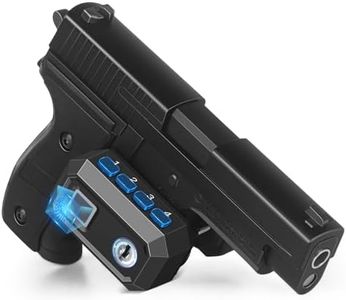 ONNAIS Defender SE Biometric Trigger Lock for Handguns、Rifles and Shotguns, Fingerprint Gun Trigger Lock With keys, Keypad, Quick Release Gun lock for Home, Travel, Car, Gun Accessories & Gift for Men