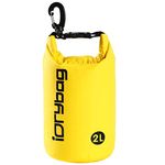 IDRYBAG Dry Bag Waterproof Floating, TPU Waterproof Bag Roll Top, 2L,5L,10L Dry Bag Kayak Storage for Kayaking, Boating, Rafting, Fishing, Swimming, Hiking, Camping, Travel, Beach