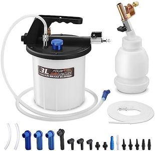 FOUR UNCLES 3L Vacuum Brake Bleeder - Pneumatic Brake Bleeder Kit with 3L Brake Fluid Extractor and 1L Refilling Bottle