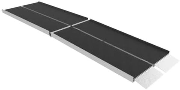 EZ-Access Suitcase Trifold Portable Ramp with an Applied Slip-Resistant Surface, 10 Foot