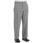 Chef Designs Men's Chef Pant, Black/White Check, 50x34