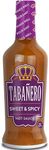 Sweet & Spicy Hot Sauce by Tabañero, Spicy Agave Gourmet Hot Sauce Gift, Fiesta Party Favors, All Natural, Gluten Free, Low Sodium, Vegan, Kosher, Made in the USA, 8 oz. Hot Sauce Bottle