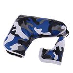 LOOM TREE® Multi-function Golf Blade Putter Head Cover Headcover Protector Bag Blue| Golf | Golf Accessories | Club Head Covers