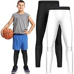 Boys' Compression Leggings 2 Pack A