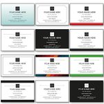 100 Classic Double Sided Business Cards. Design and Personalise Your own Business Cards Instantly - Many Templates - Finest 350gsm Silk Board - Best Print Quality