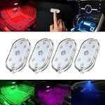 4pcs Wireless Led Lights for Car In