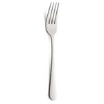 Amefa Austin Set of 12 Stainless Steel Table Forks 18/0, Dimension 20.7cm, Thickness 2.5cm