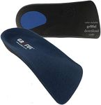 gr8ful® Orthotic Insoles for Plantar Fasciitis / Achilles Tendonitis | 1 pair | 3/4 length | Arch Support for Over Pronation & Flat Feet - Reduce Heel, Knee and Back Pain | Men Women kids Running S