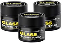 atnayo 3 Pcs Car Glass Scratch Remover Windscreen Polishing Compound, Sponge Included (30g)