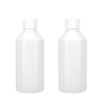 TEC 250ml Plastic Bottles HDPE UK Made Non Leak Screw Lids Caps 28ml Water Chemicals 30% Recycled Empty (2)