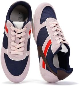 Project Cloud Womens Non-Slip Lace-Up Casual Work Sneakers with Memory Foam