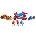 Marvel Super Hero Adventures Figure and Vehicle Multipack, 3 Action Figures and 3 Vehicles, 5-Inch Toys for Children from Age 3 [Amazon Exclusive]