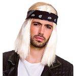 Wicked Costumes Adult 90's Blonde Rocker Fancy Dress Wig